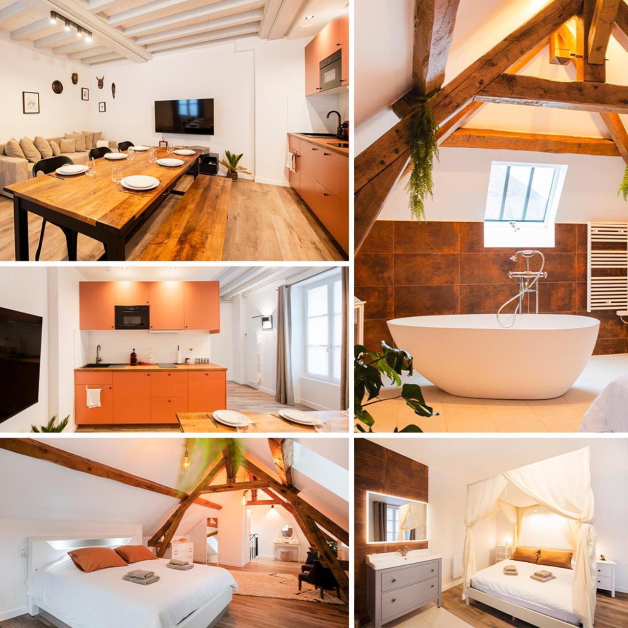 Le Laurencin Sens - Le Duplex - Coeur De Ville Luaran gambar